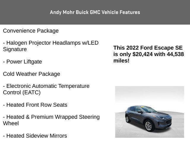 used 2022 Ford Escape car, priced at $20,424