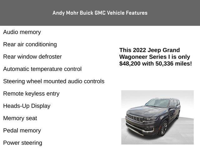 used 2022 Jeep Grand Wagoneer car, priced at $48,100
