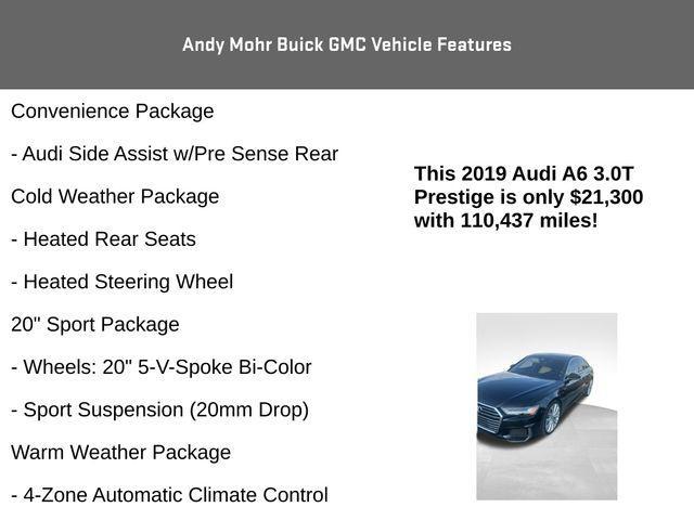 used 2019 Audi A6 car, priced at $19,900