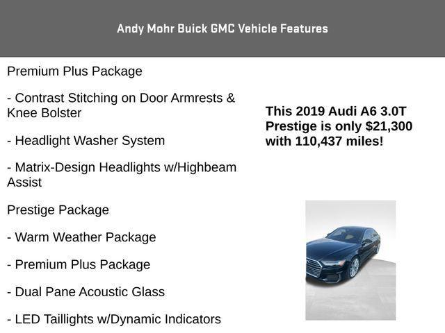 used 2019 Audi A6 car, priced at $19,900