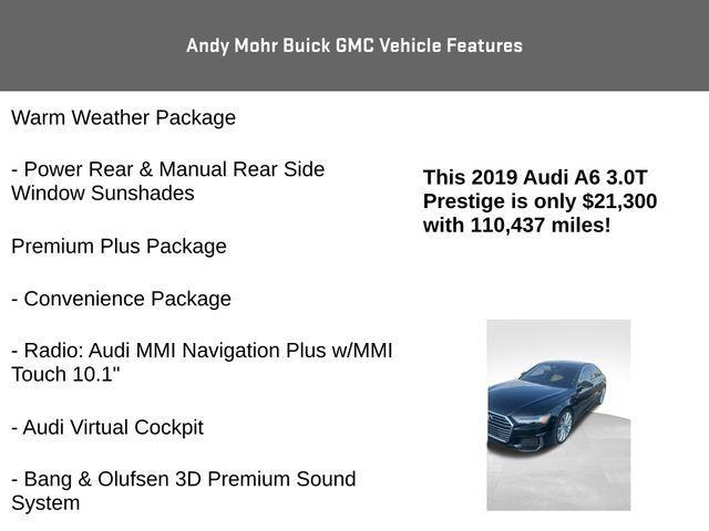 used 2019 Audi A6 car, priced at $19,900