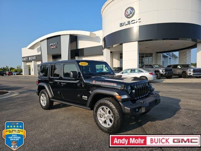 used 2021 Jeep Wrangler Unlimited car, priced at $32,150