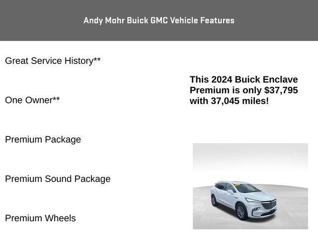 used 2024 Buick Enclave car, priced at $37,670