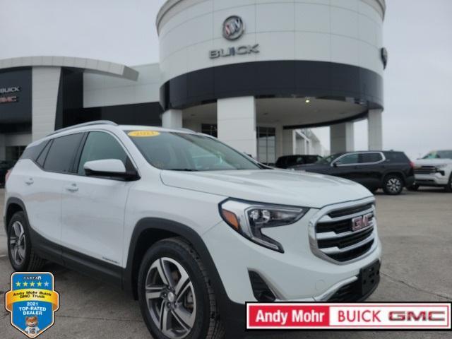 used 2021 GMC Terrain car, priced at $17,724