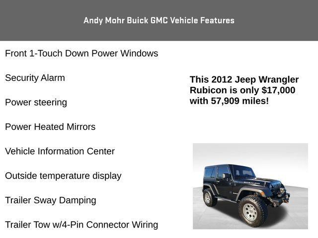 used 2012 Jeep Wrangler car, priced at $15,750