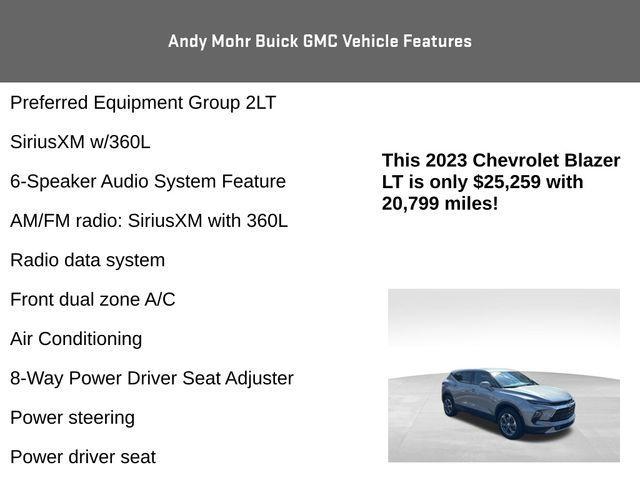 used 2023 Chevrolet Blazer car, priced at $25,259
