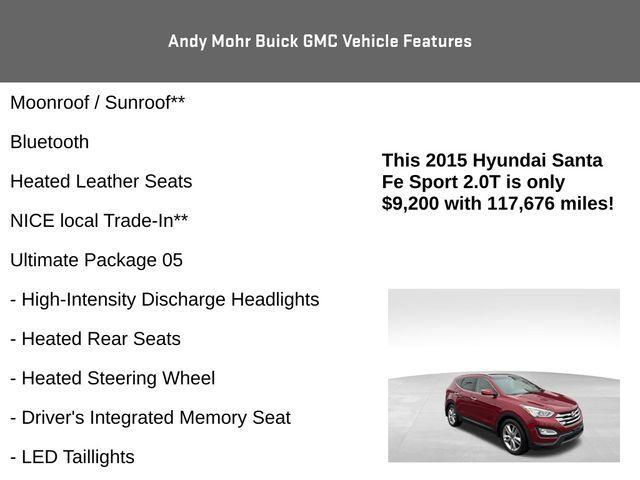 used 2015 Hyundai Santa Fe Sport car, priced at $9,200