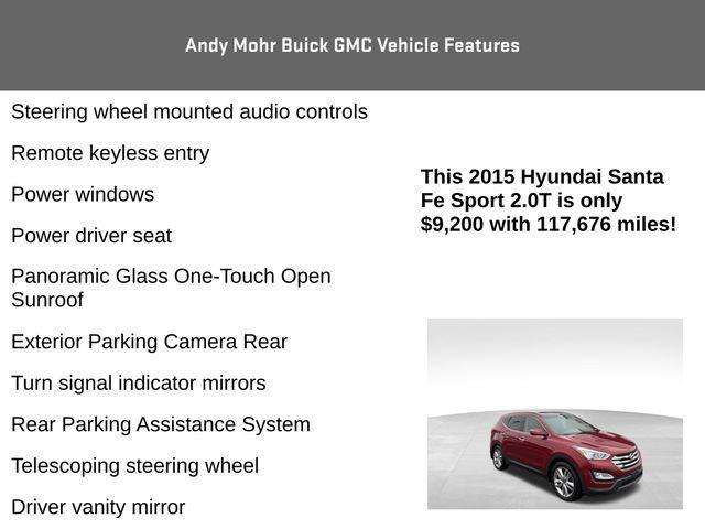 used 2015 Hyundai Santa Fe Sport car, priced at $9,200