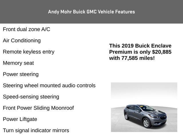 used 2019 Buick Enclave car, priced at $20,885
