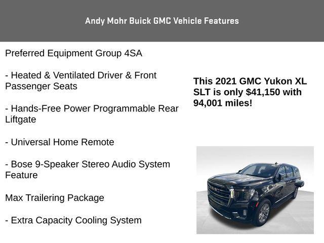 used 2021 GMC Yukon XL car, priced at $39,450