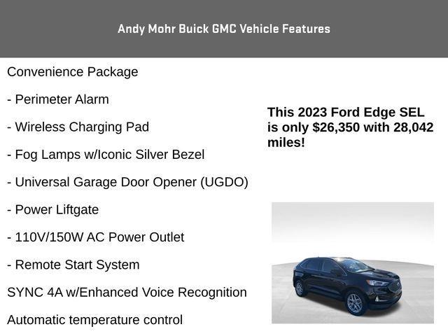 used 2023 Ford Edge car, priced at $26,350