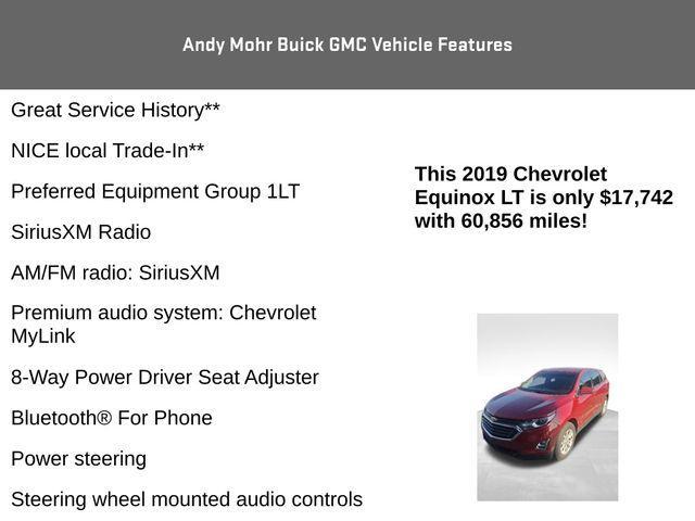 used 2019 Chevrolet Equinox car, priced at $17,742