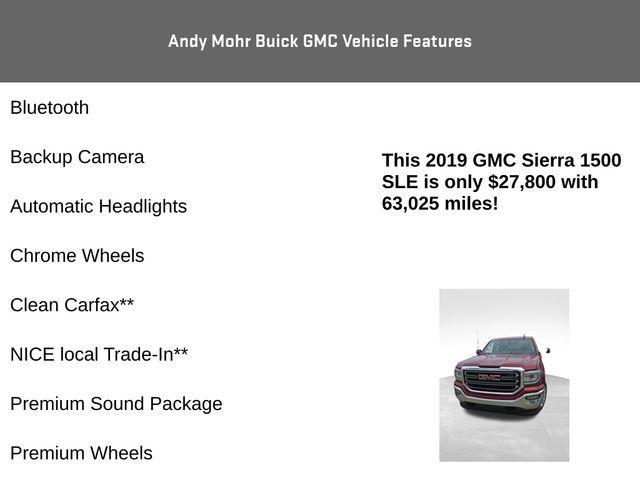 used 2019 GMC Sierra 1500 Limited car, priced at $27,800