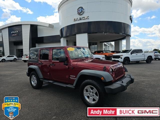 used 2012 Jeep Wrangler Unlimited car, priced at $14,250