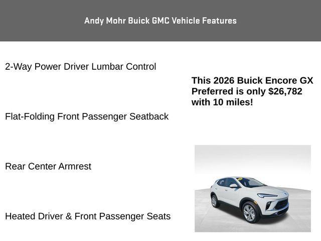 new 2026 Buick Encore GX car, priced at $26,782