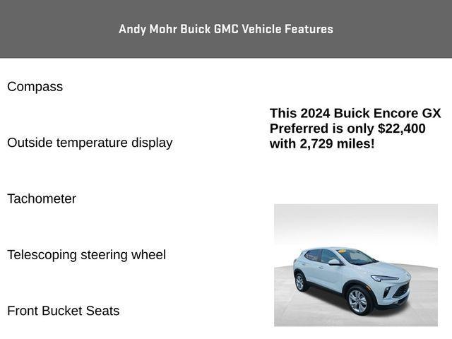 used 2024 Buick Encore GX car, priced at $22,400