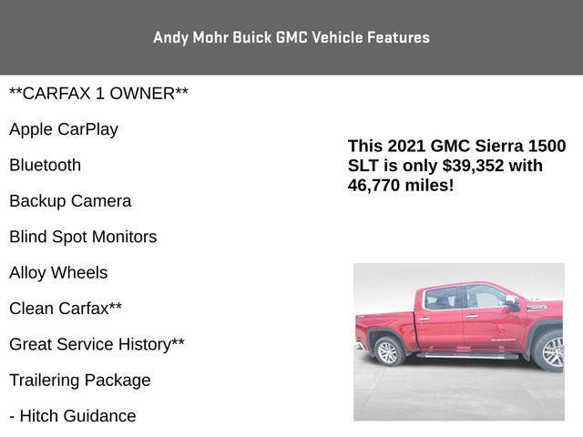 used 2021 GMC Sierra 1500 car, priced at $39,352