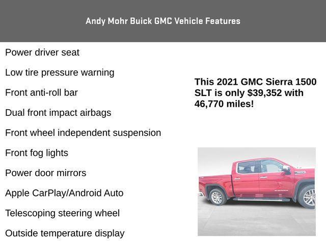used 2021 GMC Sierra 1500 car, priced at $39,352