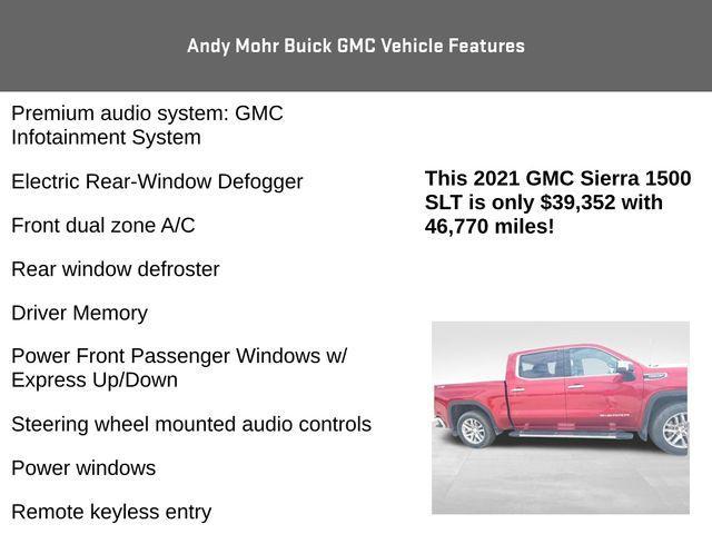 used 2021 GMC Sierra 1500 car, priced at $39,352