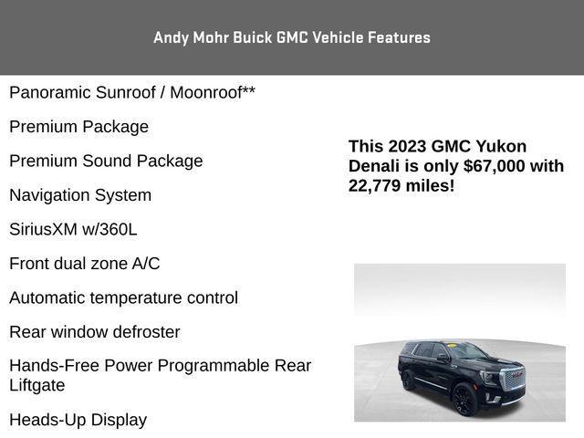 used 2023 GMC Yukon car, priced at $67,981
