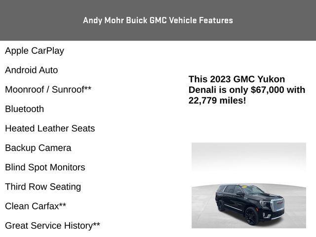 used 2023 GMC Yukon car, priced at $67,981