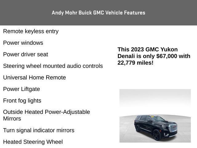 used 2023 GMC Yukon car, priced at $67,981