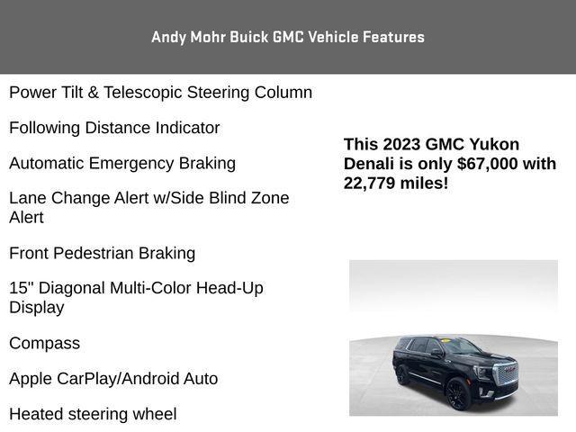 used 2023 GMC Yukon car, priced at $67,981