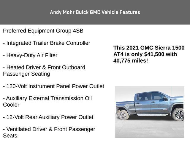 used 2021 GMC Sierra 1500 car, priced at $41,500