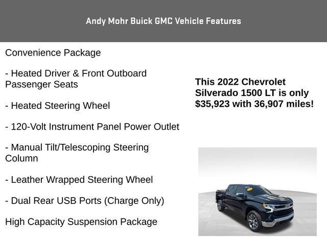 used 2022 Chevrolet Silverado 1500 car, priced at $35,923