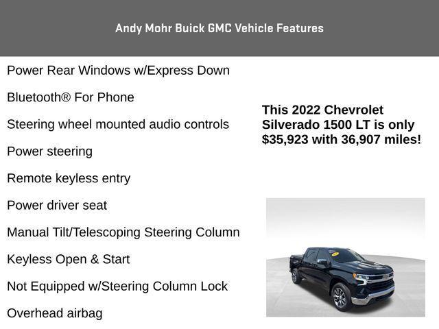 used 2022 Chevrolet Silverado 1500 car, priced at $35,923