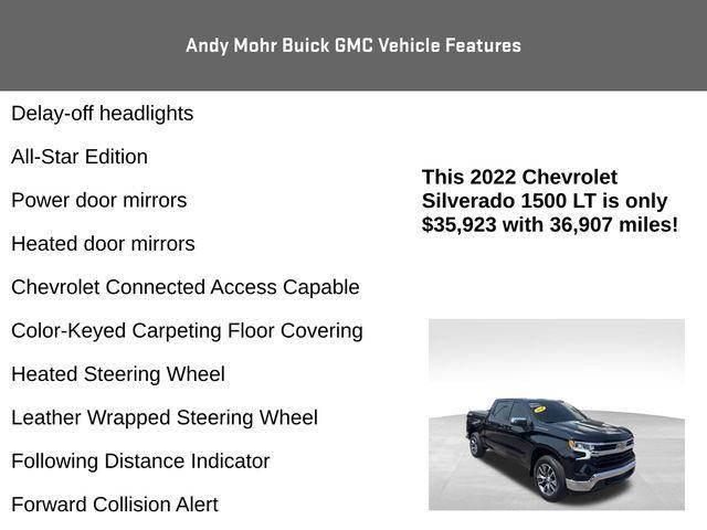 used 2022 Chevrolet Silverado 1500 car, priced at $35,923
