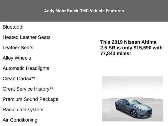 used 2019 Nissan Altima car, priced at $15,590