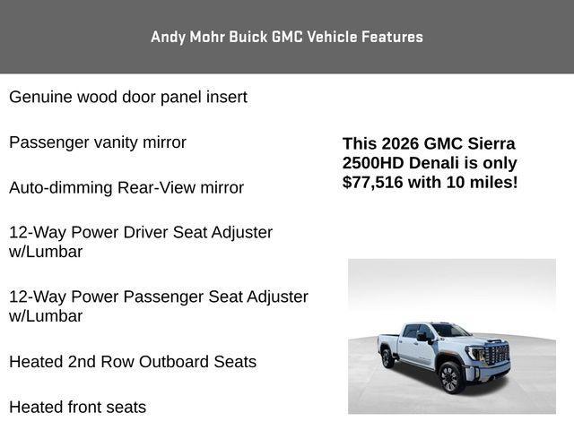 new 2026 GMC Sierra 2500 car, priced at $77,516