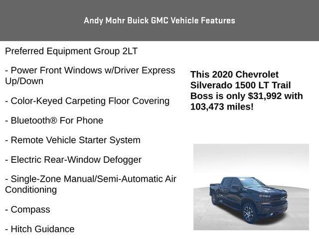 used 2020 Chevrolet Silverado 1500 car, priced at $31,992