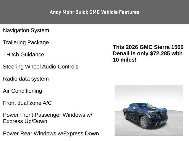 new 2026 GMC Sierra 1500 car, priced at $68,385