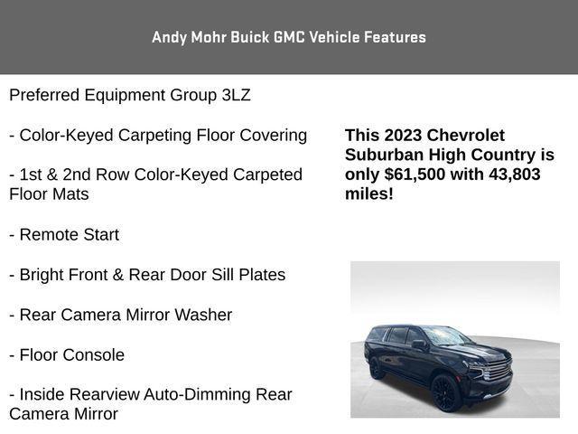 used 2023 Chevrolet Suburban car, priced at $61,500