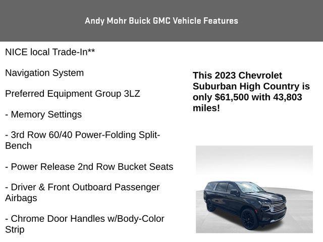 used 2023 Chevrolet Suburban car, priced at $61,500