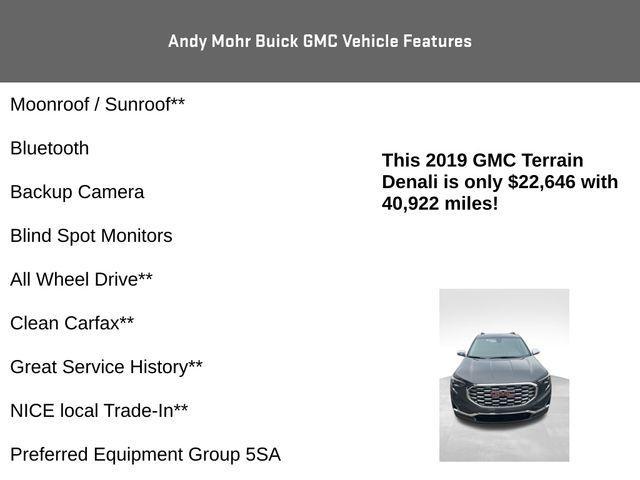 used 2019 GMC Terrain car, priced at $21,300