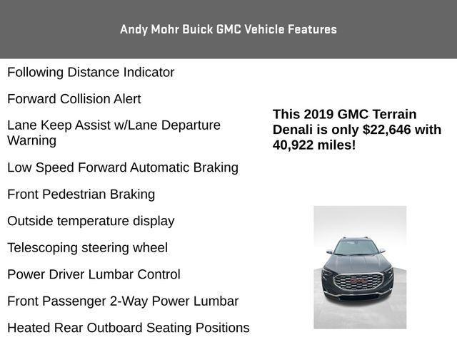 used 2019 GMC Terrain car, priced at $21,300