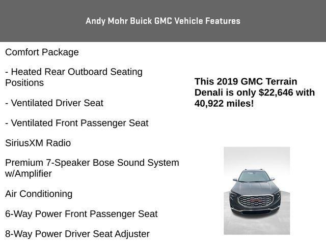 used 2019 GMC Terrain car, priced at $21,300