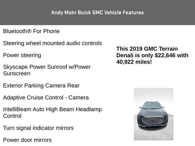 used 2019 GMC Terrain car, priced at $21,300
