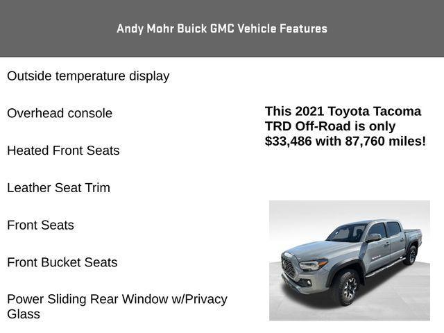 used 2021 Toyota Tacoma car, priced at $33,486