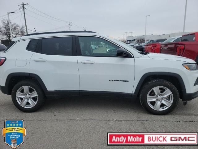 used 2022 Jeep Compass car, priced at $21,362