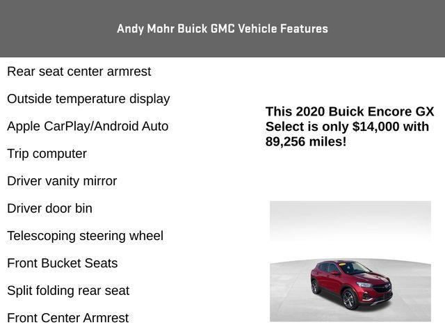 used 2020 Buick Encore GX car, priced at $14,000