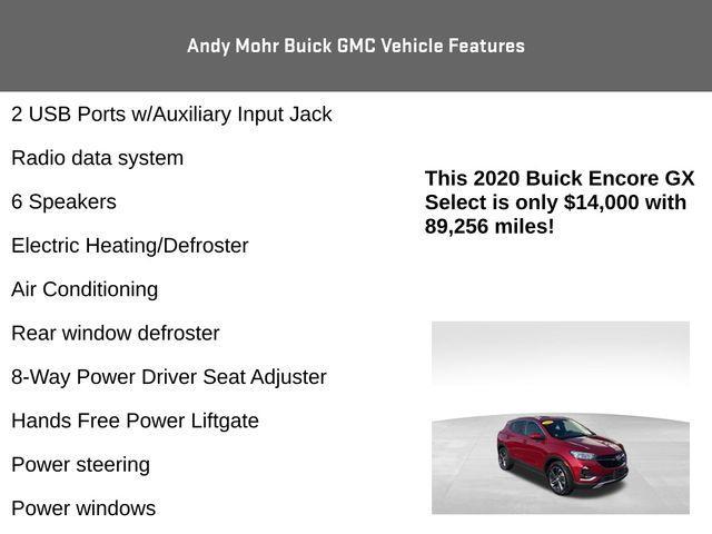 used 2020 Buick Encore GX car, priced at $14,000