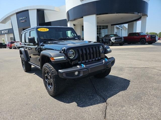 used 2021 Jeep Wrangler Unlimited 4xe car, priced at $28,900