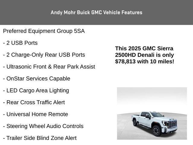 new 2025 GMC Sierra 2500 car, priced at $78,813