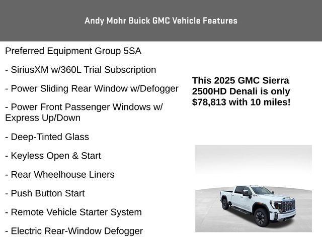 new 2025 GMC Sierra 2500 car, priced at $78,813