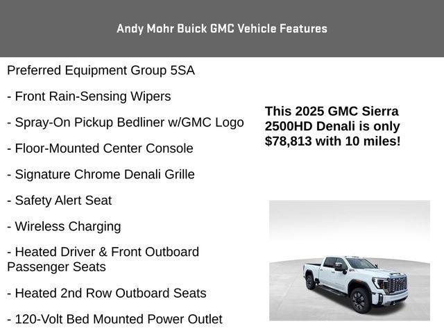 new 2025 GMC Sierra 2500 car, priced at $78,813
