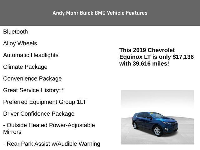used 2019 Chevrolet Equinox car, priced at $17,136